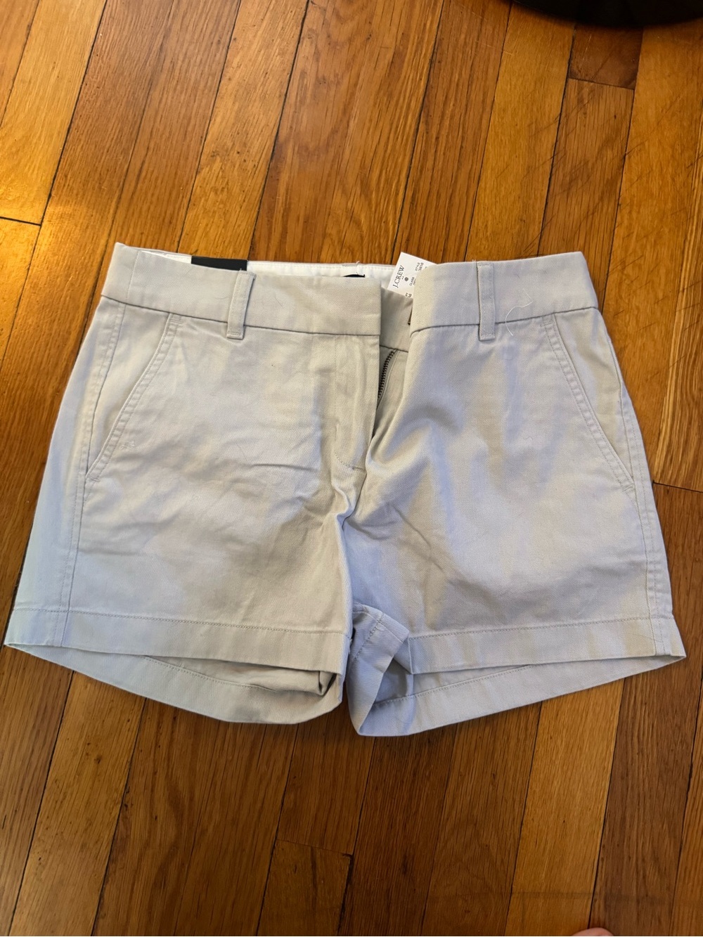 J. Crew Light Gray Cotton Chino Shorts